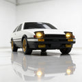 Voiture RC drift Toyota AE86 1/18 vue 3/4 avant