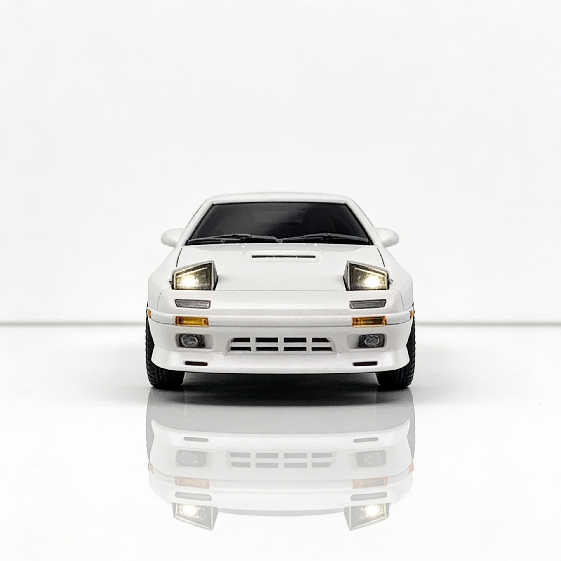 Mazda RX-7 FC RC drift 1/18 vue de dessus