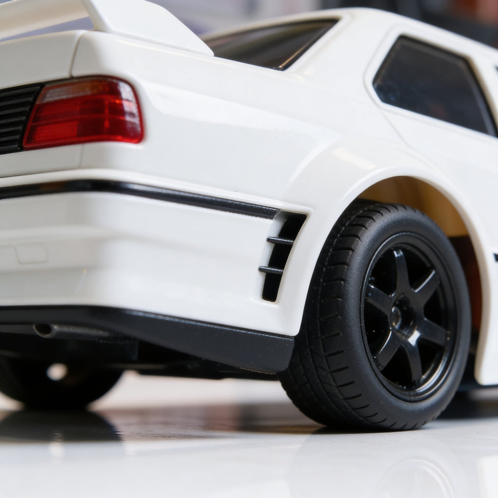 E30 M3 RC drift vue de dessus carrosserie scale