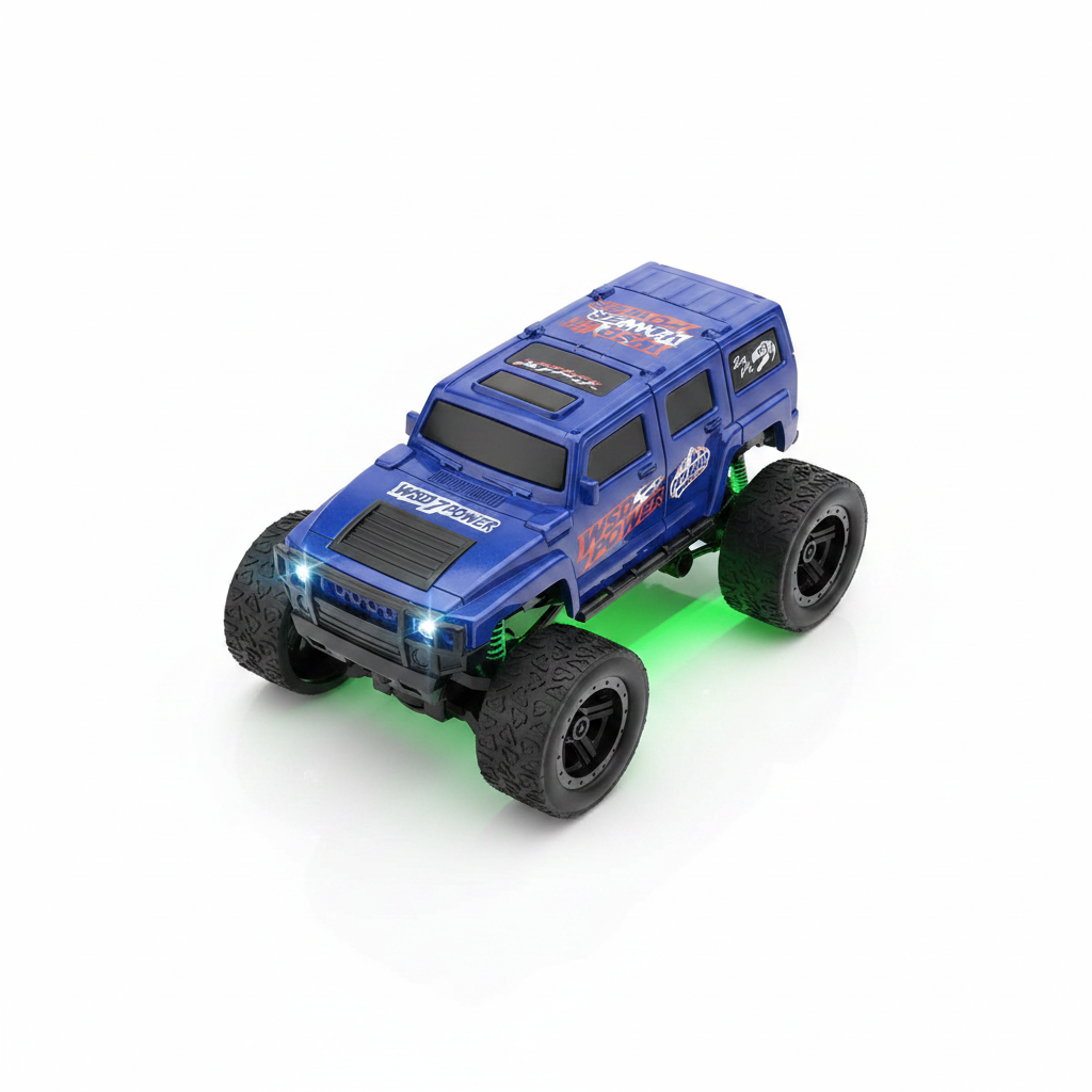 Mini 4x4 RC 1/64 sur bureau