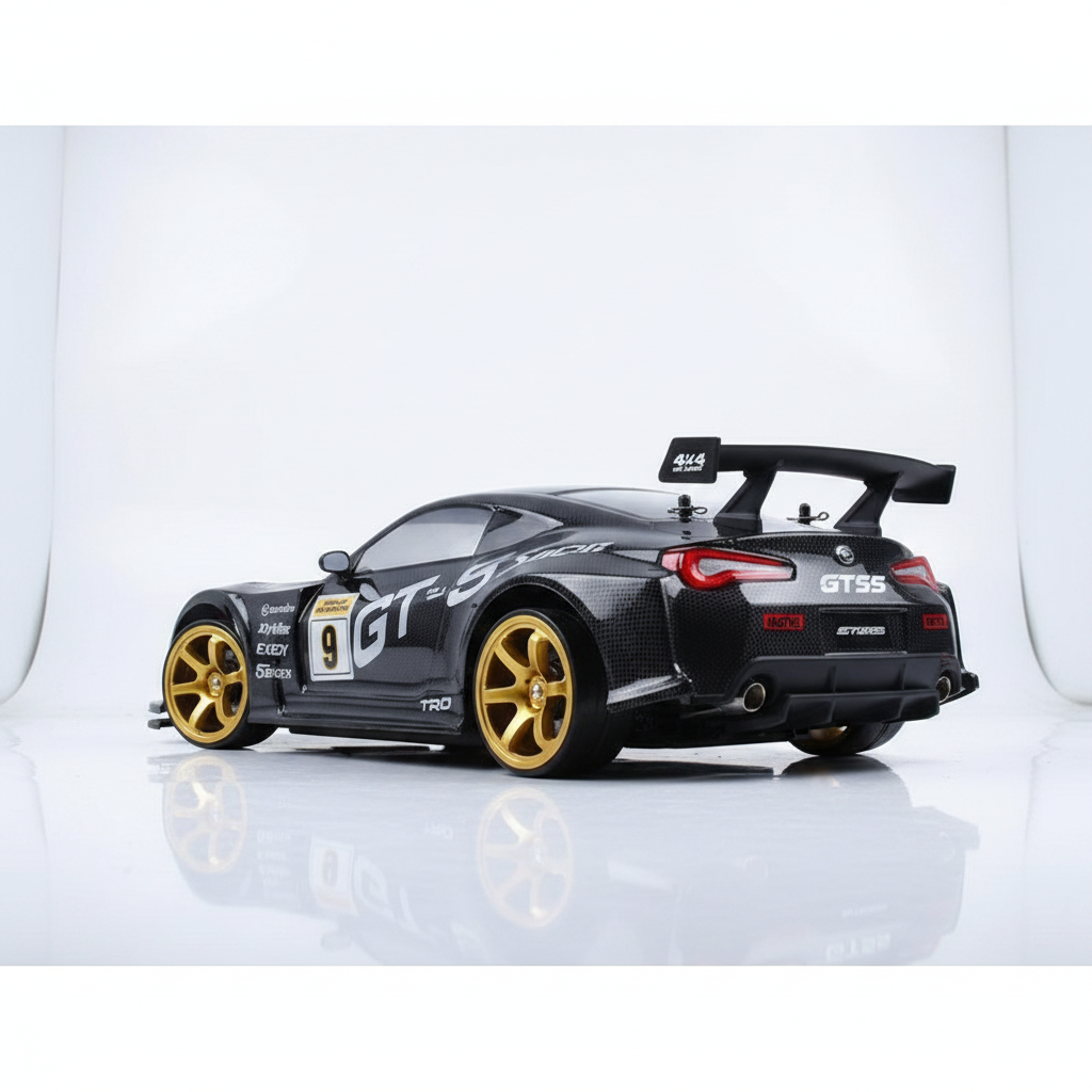 GT-R RC drift 1/10 4WD vue de profil