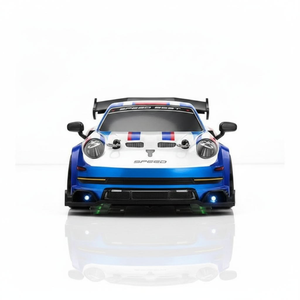RC drift racing 1/24 4WD vue de face