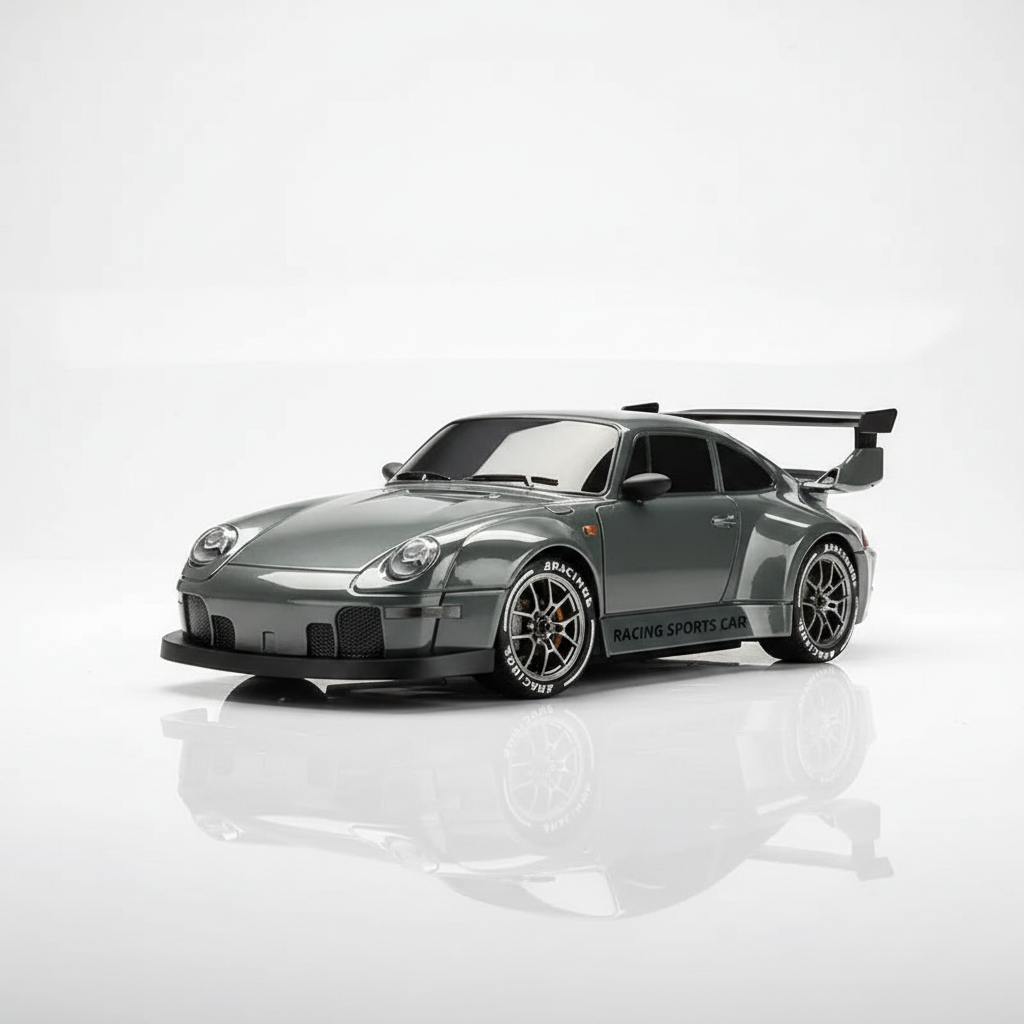 Voiture RC drift Porsche 911 964 1/24 vue 3/4 avant