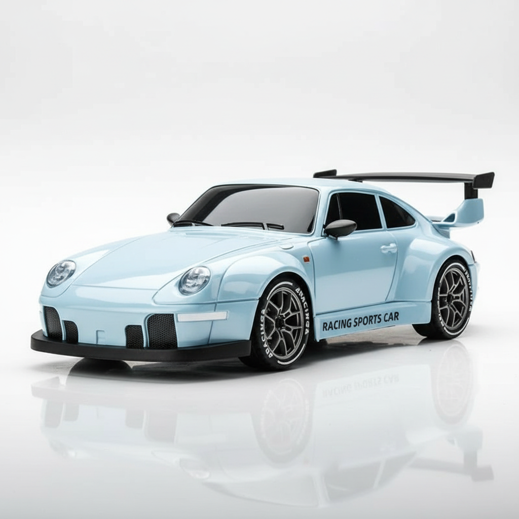 Porsche 911 964 RC drift 1/24 sur parquet