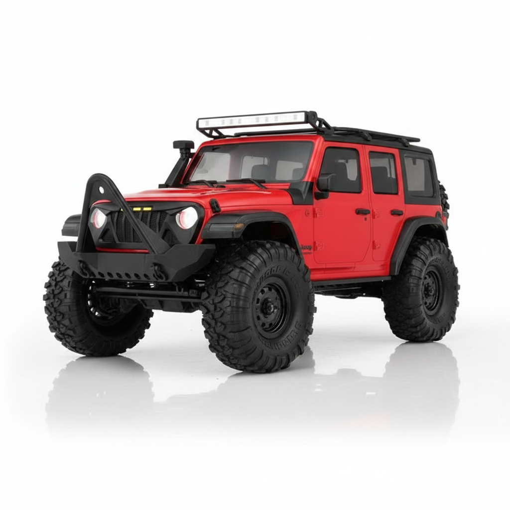 Jeep Wrangler RC 1/16 dans la boue