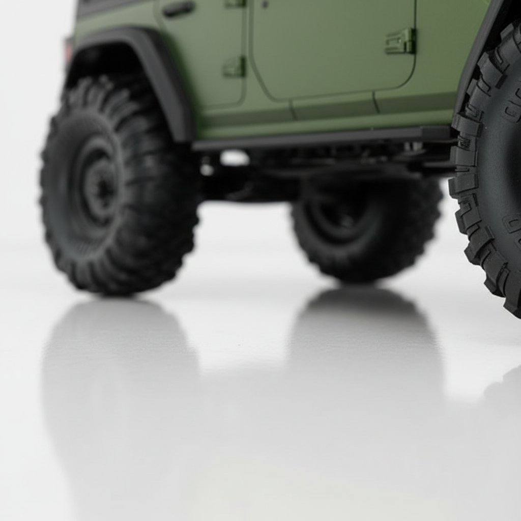 Crawler 1/16 Wrangler RC 4x4 vue de dessus