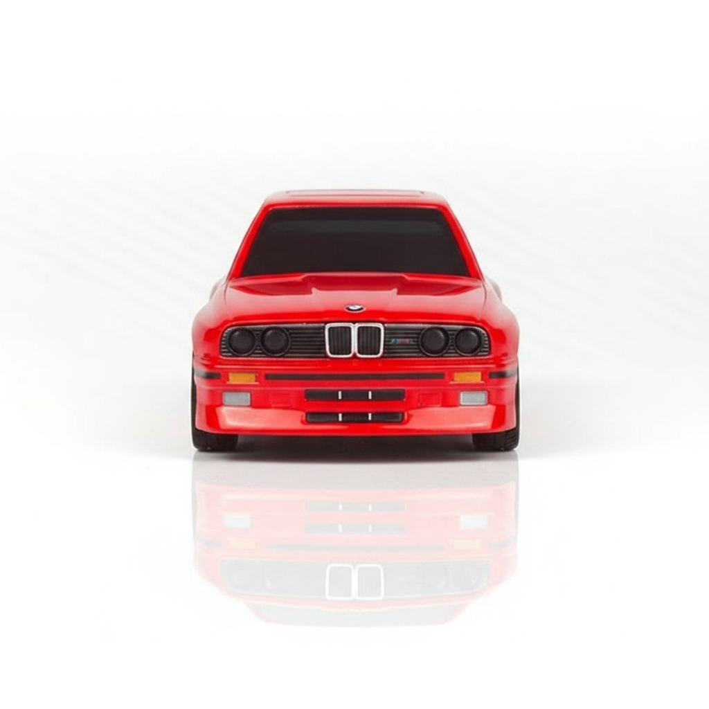 BMW E30 RC HPI Nano TTR 1/64 vue de face