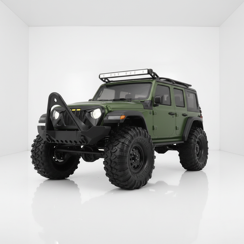 Crawler RC 1/16 Jeep Wrangler vue 3/4 avant