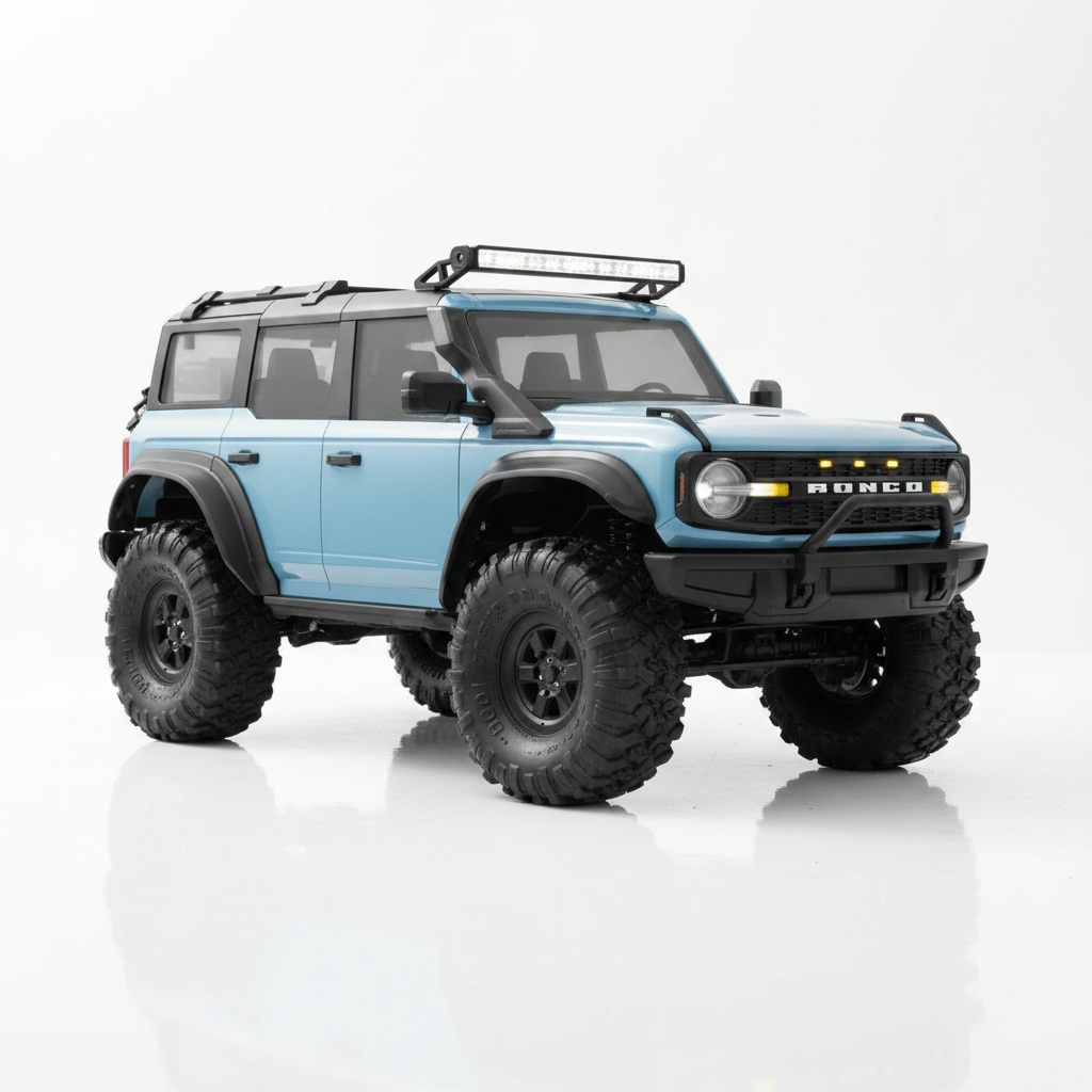 Crawler RC 1/16 Bronco phares LED allumés