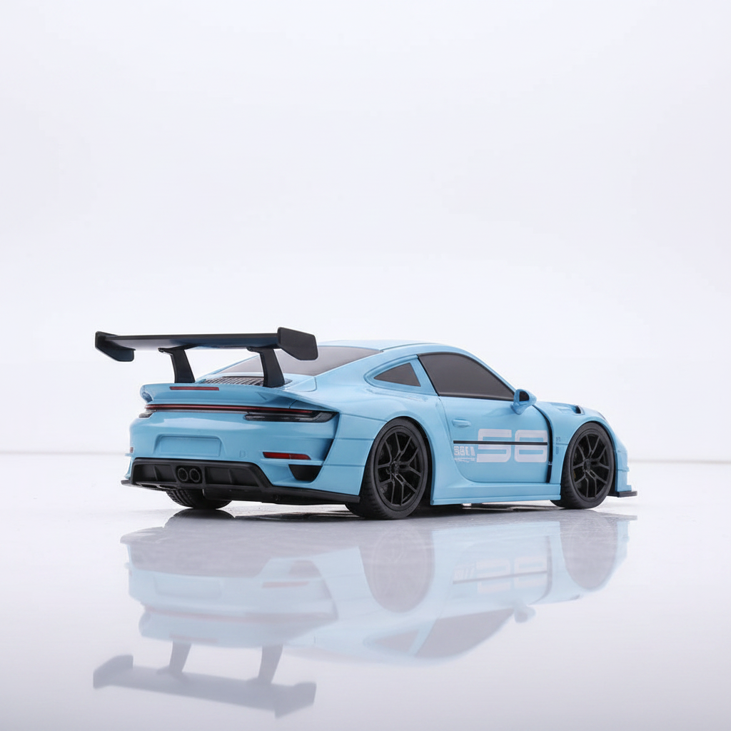 Porsche 911 RSR RC drift vue de profil