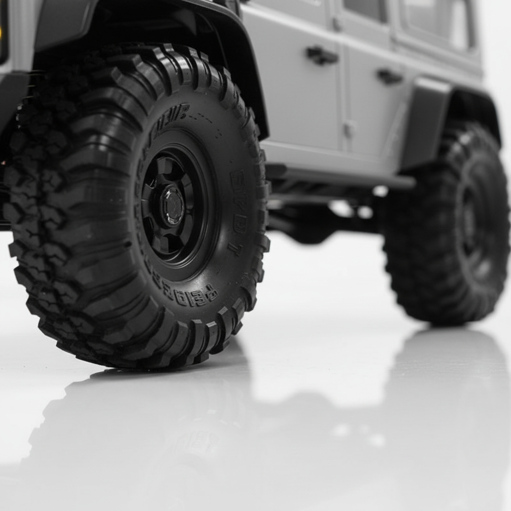 Crawler 1/16 Defender RC 4x4 vue de dessus