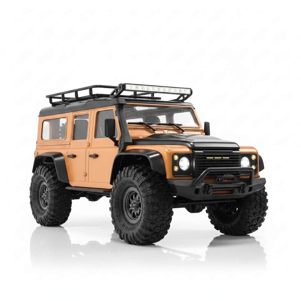 Land Rover Defender RC 1/16 dans la boue
