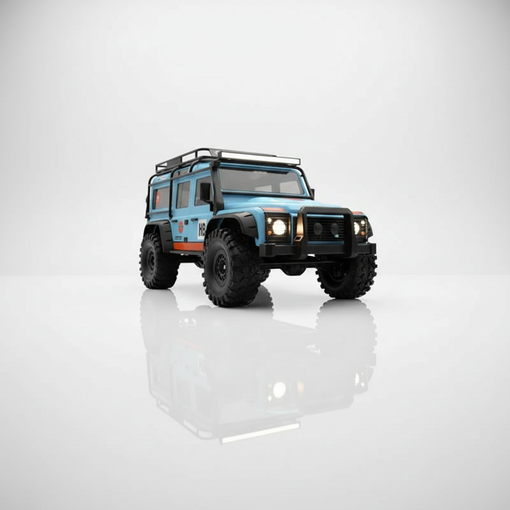 Crawler scale Defender en franchissement de rochers