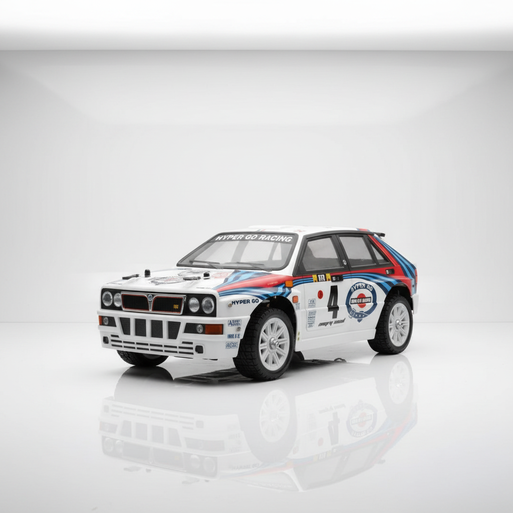 Voiture RC drift MJX Hyper Go 14302 V2 Lancia Delta vue 3/4 avant